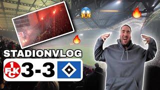 LAUTERN LÄSST DEN DREIER LIEGEN  HSV FANS WOW  1.FC Kaiserslautern vs Hamburg SV | Stadionvlog