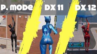 Fortnite: GTX 1060 3GB + Ryzen 5 2600 Performance mode / DirectX 11 / DirectX 12