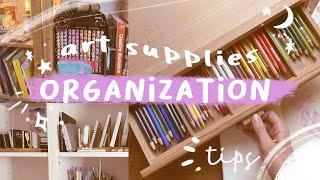 How I Store My Art Supplies  My Home Art Studio Tour