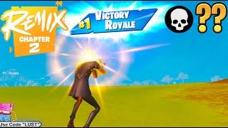 Fortnite Chapter 2 Remix INSANE High Kill Ranked Solo Gameplay