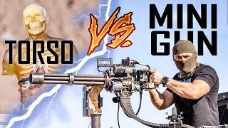 How Fast Will a Minigun Melt You?