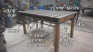 Super FLAT homemade welding table | DIY