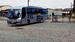 Movimento De Ônibus Na Fábrica Da Busscar Com El Buss 320 Pra Empresa TEL