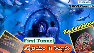 First Tunnel Aquarium in Nellore | Big Nellore Exhibition 2022 | Nellore VLOGS | SVGS Grounds