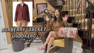 UNBOXING: BURBERRY FERNLEIGH THERMOREGULATED DIAMOND QUILTED JACKET | SHARON TON