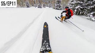 Deer Valley POWDER DAY with the goat