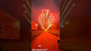 Fan cake 180 shot 0.8’’ | Chinese imported fan cakes | #fireworks #tarastagefx