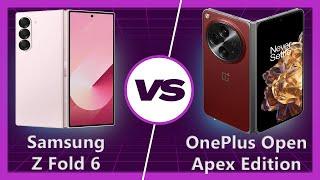 OnePlus Open Apex Edition vs Samsung Z Fold 6: Detailed Comparison