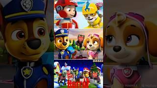 PAW Patrol Zombie: Zuma, Skye, Rocky and Marshall #pawpatrol #shorts #horror #zombie #brawlstars