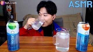 클룹 제로 워터 사과&복숭아 시원하게 마시기 ! ㅋㅋㅋ bottoms up Eating Sound Mukbang ASMR