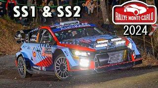 WRC Rallye Monte-Carlo 2024 | SS1 Thoard - Saint-Geniez & SS2 Bayons - Bréziers