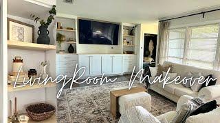 EXTREME DIY LIVING ROOM MAKEOVER | Living Room Decor on a Budget