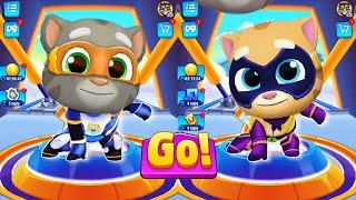 Talking Tom Hero Dash Gameplay Part 1. Elite Tom vs Ginger Superstar and Final Bosses