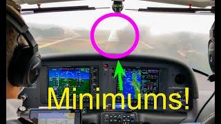 LOW IFR Precision Approach at Minimums!