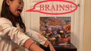 Hero Mode - Marvel Zombies X-men Resistance - Unboxing and How to Play with Gameplay