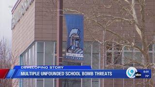 Multiple unfounded school bomb threats in Central New York