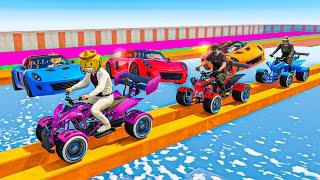 CORRE O TE ATROPELLO EN QUAD!! LLORO DE RISA CON UNA JUGADA ÉPICA!! - GTA 5 ONLINE