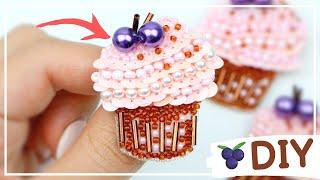Cute Embroidery Beaded Brooch - Process & Secrets / Милая Брошь Вышитая Бисером / DIY NataliDoma