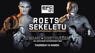 EFC 121 Results: Ken Sekeletu beats Roedie Roets | Billy Oosthuizen beats Ayanda Zwane