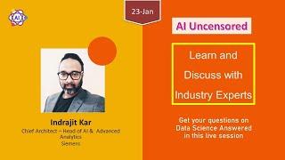 AI Uncensored - Data Science Q&A and connect with Industry experts