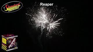 Reaper by Black Cat Fireworks - 18 Shot Roman Candle Cake (25 Seconds)