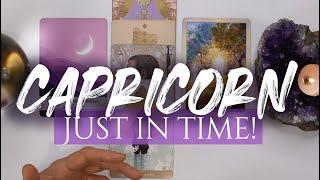 CAPRICORN TAROT READING | "YOUR TOUGH CYCLE ENDS! LOOK WHAT'S COMING!" JUST IN TIME