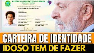 IDOSOS COM CPF 1,3,5,7,2,4... PRECISAM FAZER A NOVA CARTEIRA DE IDENTIDADE NACIONAL NOVO RG 2024