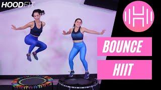 15 Minute Trampoline // Bounce HIIT// Hoodfit