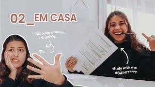 STUDY VLOG 2 & UNPOPULAR OPINIONS e coisas | Bea Moura