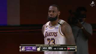 湖人VS熱火10/5 LeBron James 25 分 10 籃板 8 助攻 【NBA G3總冠軍賽】