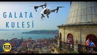 İstanbul  Galata Kulesi Harika Drone Görüntüleri