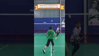 Net Setting and Smash #autism #sports #badminton #badmintontraining #bulutangkis