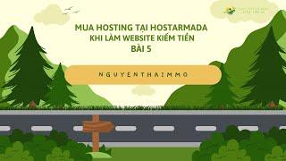 Hướng dẫn mua hosting hostarmada làm website kiếm tiền