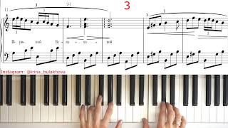 SOUS LE CIEL DE PARIS ПОД НЕБОМ ПАРИЖА Easy Piano Music Sheet How to play  На ПИАНИНО Ноты Красивая