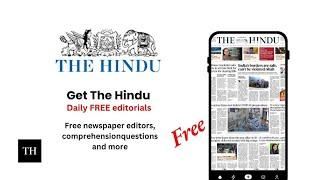 Where to get THE HINDU editorials for FREE | Dream Desk Diaries #thehindu