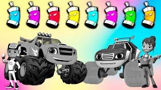 CORRECTLY GUESS THE COLOR Blaze & Watts (Blaze and the Monster Truck Machines) Tebak warna Blaze!