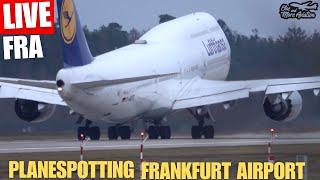 Live Planespotting Frankfurt Airport - Startbahn West | Close up #livestream