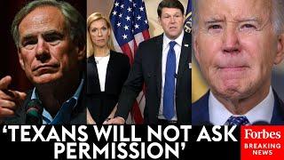 BREAKING NEWS  Texas Republicans Issue Blunt Warning To Biden In Support Of Gov  Abbott On Border