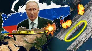SURPRISE! Ukraine Suddenly Hit Russia's Biggest Naval Base Near North Korea from 6000 km
