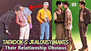 Taekook's jealousy makes their relationship obvious