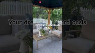 Outdoor Patio Decorating Ideas | Outdoor Living Space Ideas 2023 #shorts #backyard #gazebo