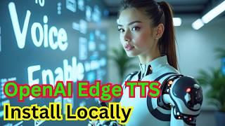 OpenAI Edge TTS Local Install And Serve As Voice For Local LLM - AI Voice TTS