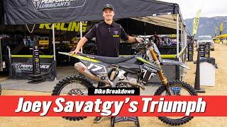 "Not Very Common in Moto"| Bike Breakdown | Joey Savatgy's Triumph TF 250-X