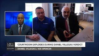 Daniel Villegas on Law&Crime Network with Reaction to his Not Guilty Verdict