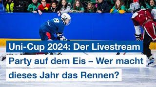 Eishockey Uni-Cup 2024 um die thyssenkrupp-Trophy   Präsentiert vom Hochschulradio Aachen