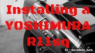 Installing the Yoshimura R11sq on 2017 GSXR1000R