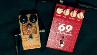 ulltone '69 Fuzz NKT275 vs Analog.man Sun Face NKT275(Red Dot)