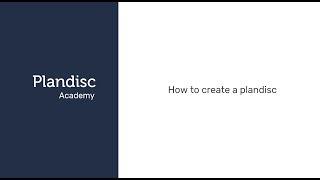 Create a plandisc