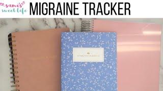 MIGRAINE TRACKER PLANNER | How I'm Tracking Symptoms for Chronic Migraine