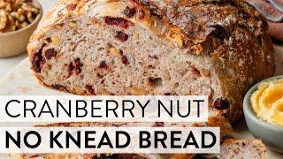 Cranberry Nut No Knead Bread | Sally's Baking Recipes